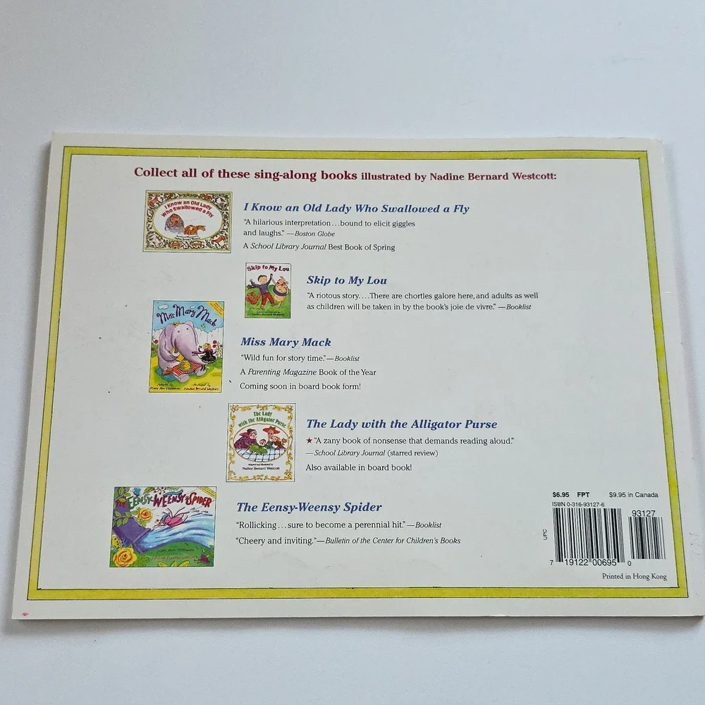 Children's Book Set - I Know an Old Lady - Pirate, Pie, Shell, And Vintage